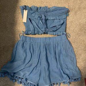 2 piece cute summer short set